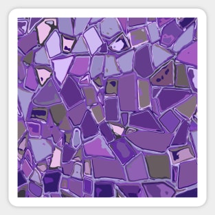 All purples Sticker